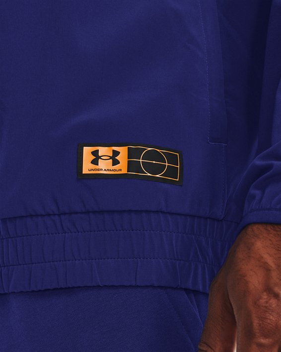 Men's UA Accelerate Track Jacket, Blue, pdpMainDesktop image number 4